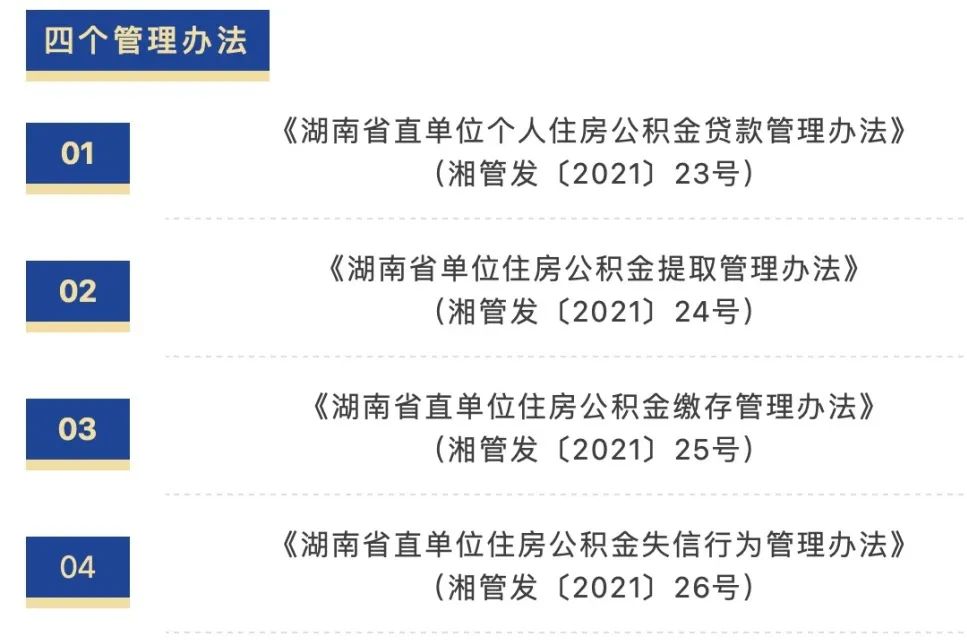 湖南省省直住房公積金2021年出新規(guī)啦！(圖1)